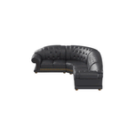ESF Furniture - Apolo Sectional in Black - APOLOSECT-LEFTBLAC