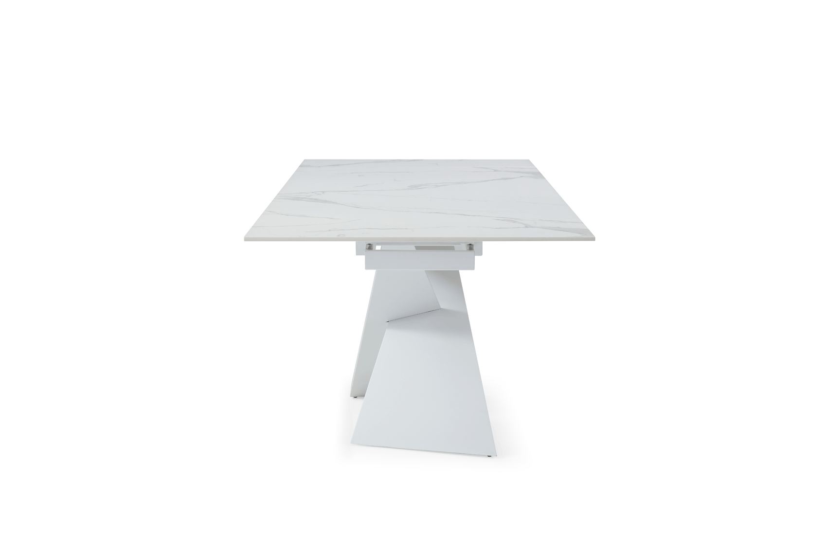ESF Furniture - 9113 Dining Table 5 Piece Dining Room Set - 9113DTWHITE-5SET