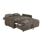 Cotswold Upholstered Convertible Sleeper Sofa Bed Dark Grey