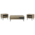 Welsh 1-drawer Engineered Wood Coffee Table Distressed Pine