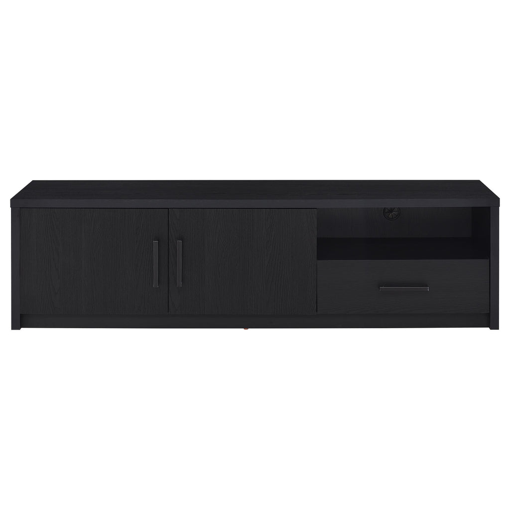 Murray 70-inch 2-door TV Stand Media Console Black