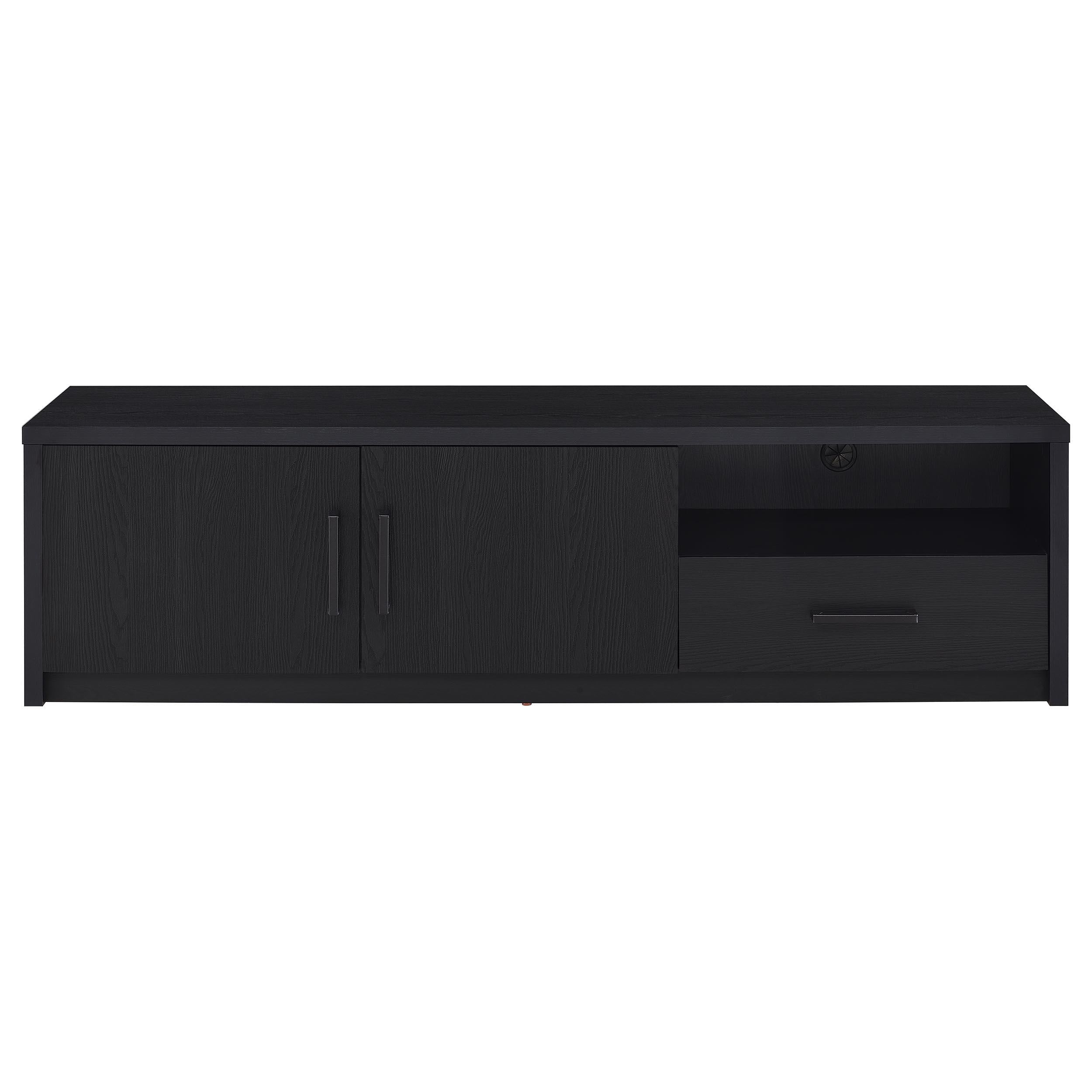 Murray 70-inch 2-door TV Stand Media Console Black