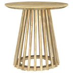 Touhy Round Solid Wood Cocktail Coffee Table Natural Mango