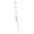 Zayan 32 x 71 Inch Floor Mirror LED Lighting Black Gloss