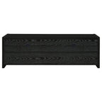 Alton Black Oak 3 Drawer TV Console 62″