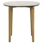 Aldis White / Natural End Table