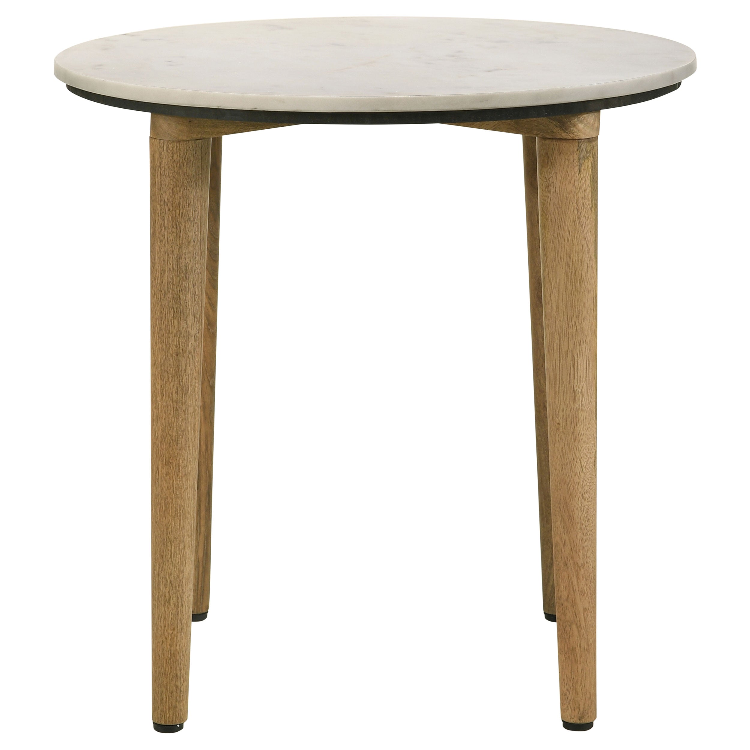 Aldis White / Natural End Table
