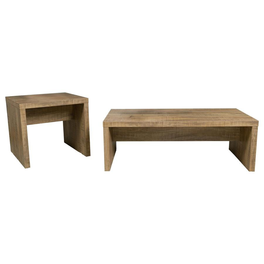 Lynette Rectangular Engineered Wood Coffee Table Mango