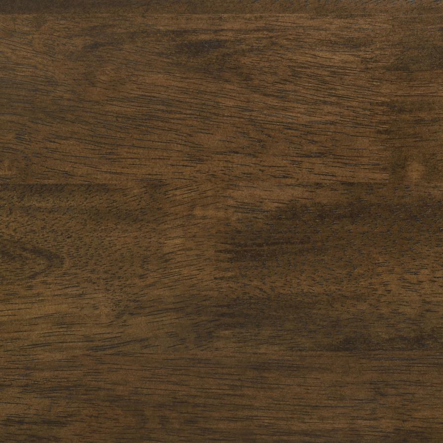 Hamlyn Round Fluted Occasional Side End Table Walnut