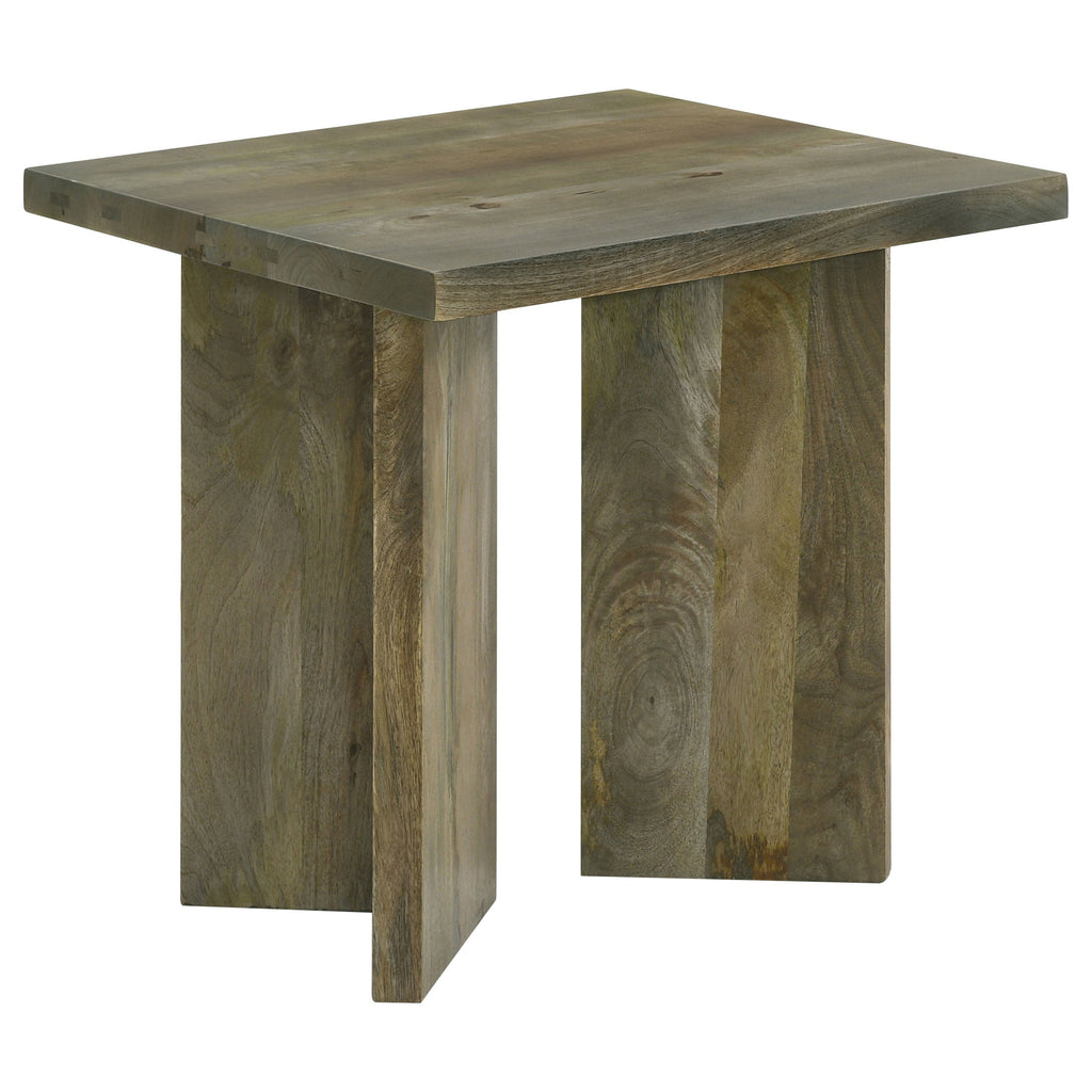 Andando Rectangular Solid Wood Coffee Table Mango Brown