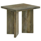 Andando Rectangular Solid Wood Coffee Table Mango Brown
