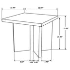 Andando Mango Brown End Table