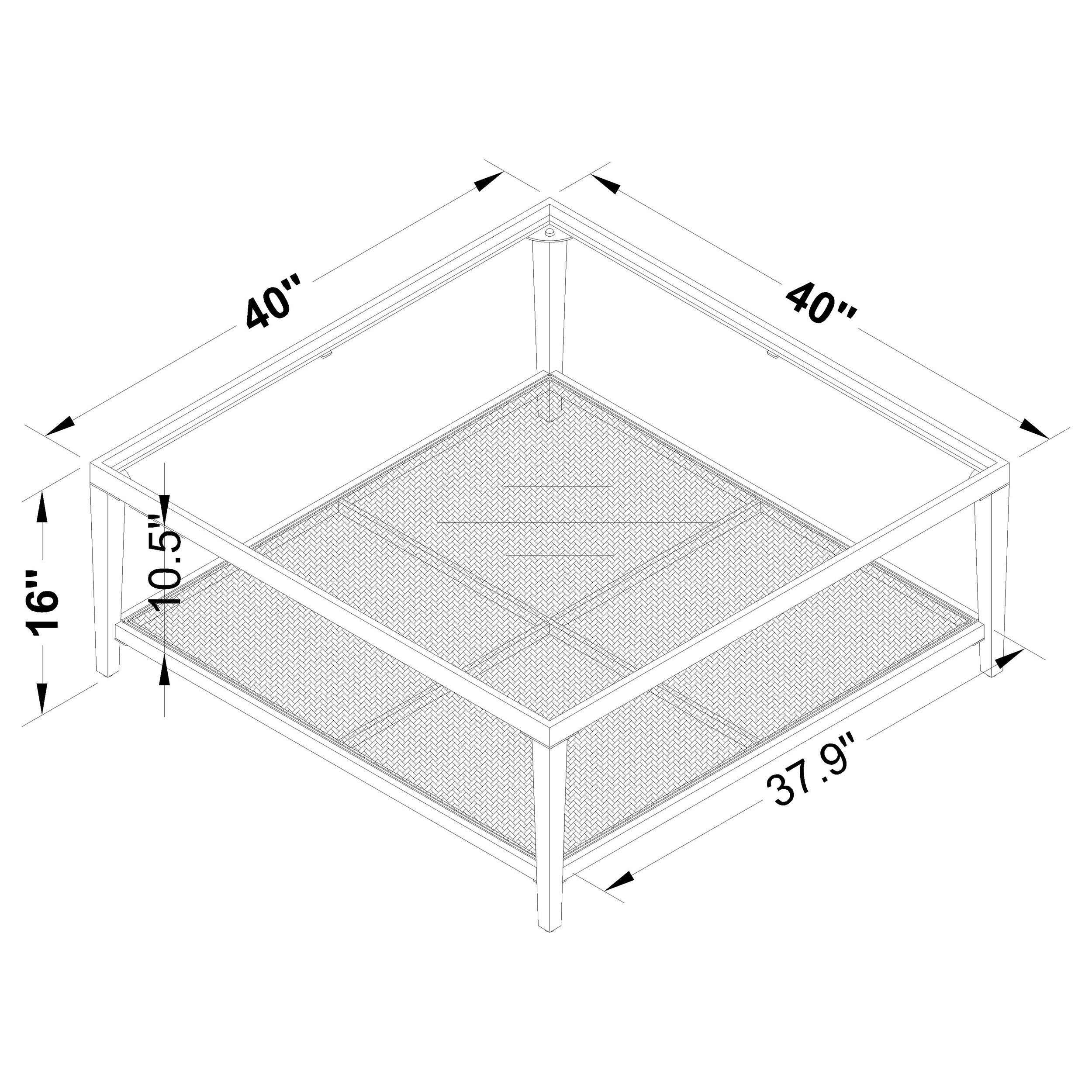 Amherst Black Coffee Table