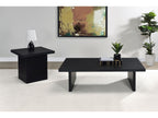 Max Rectangular Engineered Laminate Coffee Table Black