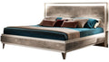 ESF Furniture - ArredoAmbra King Size Bed in Bronze - ARREDOAMBRAKS