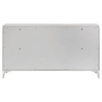 Cassia 6-drawer Bedroom Dresser Cabinet White High Gloss