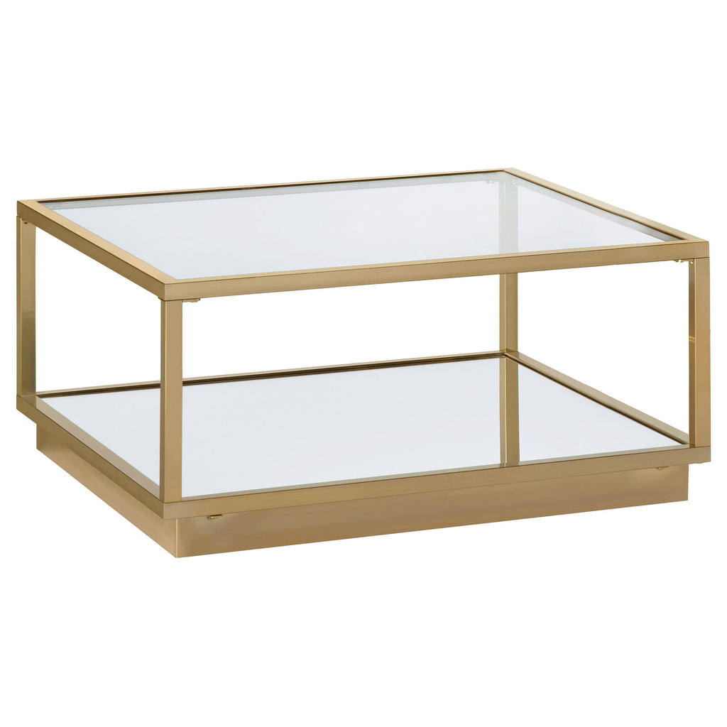 Andore Rose Brass Occasional Table (2pc)