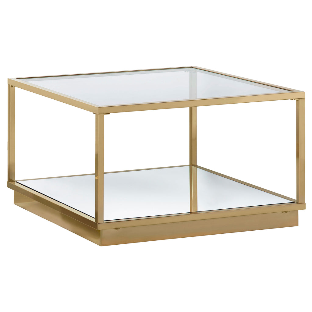 Andore Rose Brass Occasional Table (2pc)