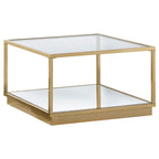 Andore Rose Brass Occasional Table (2pc)