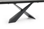 ESF Furniture - 9422 - 7 Piece Dining Table Set in Dark Grey - 9422TABLE-7SET