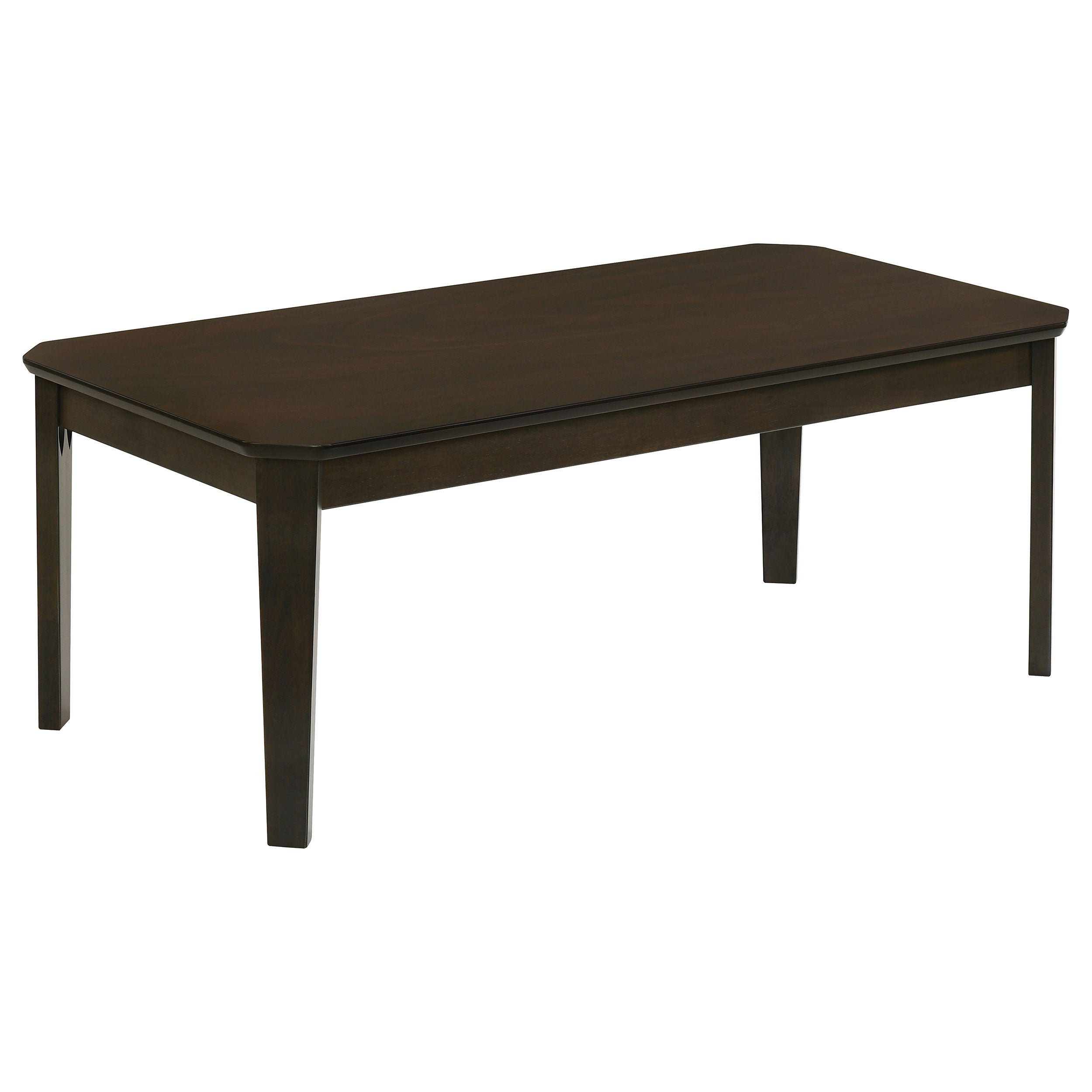 Amaro Dark Brown 3 Pc Coffee Table Set