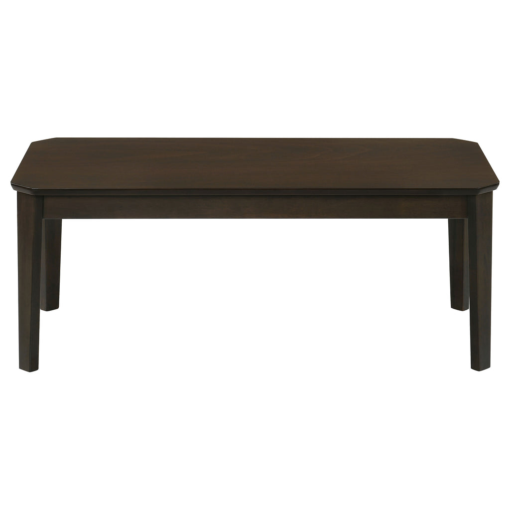 Amaro Dark Brown 3 Pc Coffee Table Set