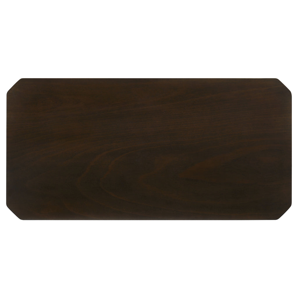 Amaro Dark Brown 3 Pc Coffee Table Set