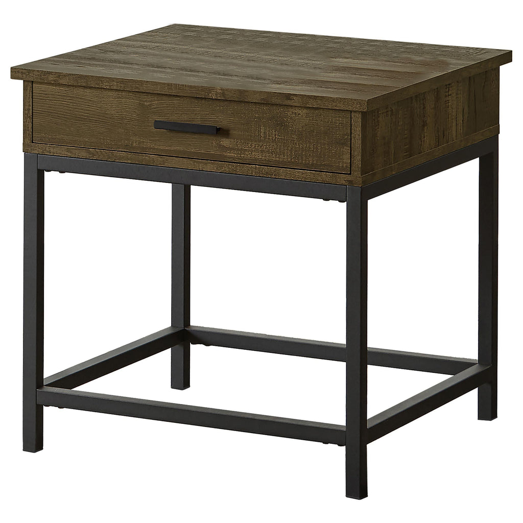 Byers Engineered Wood Lift Top Coffee Table Brown Oak