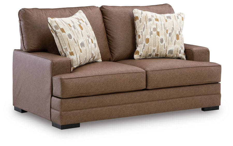 VillaCourt Caramel — Loveseat only