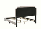 Tamarac Upholstered Full Panel Bed Beige