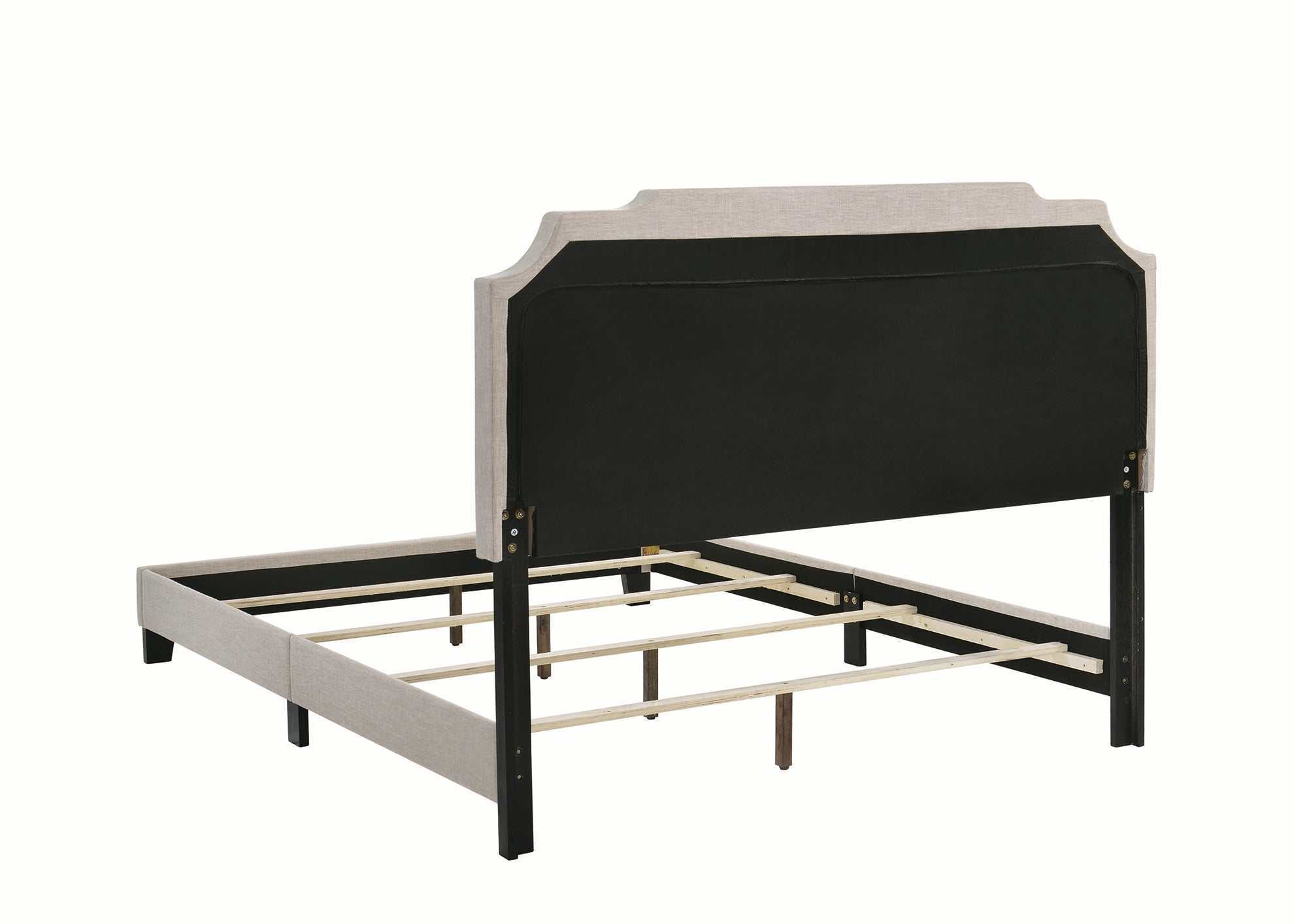 Tamarac Upholstered Full Panel Bed Beige
