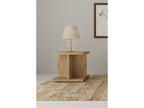 Cortona Square Engineered Wood End Side Table Mango