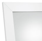Cadence Tempered Glass Full Length Mirror White High Gloss