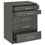 Danbury 3-drawer Makeup Vanity & Stool Set White High Gloss