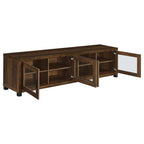 Sachin 4-door Engineered Wood 79-inch TV Stand Distressed Pine