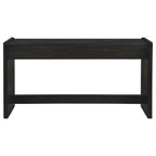 Leandro 2-drawer Home Office Writing Desk Burnished Black