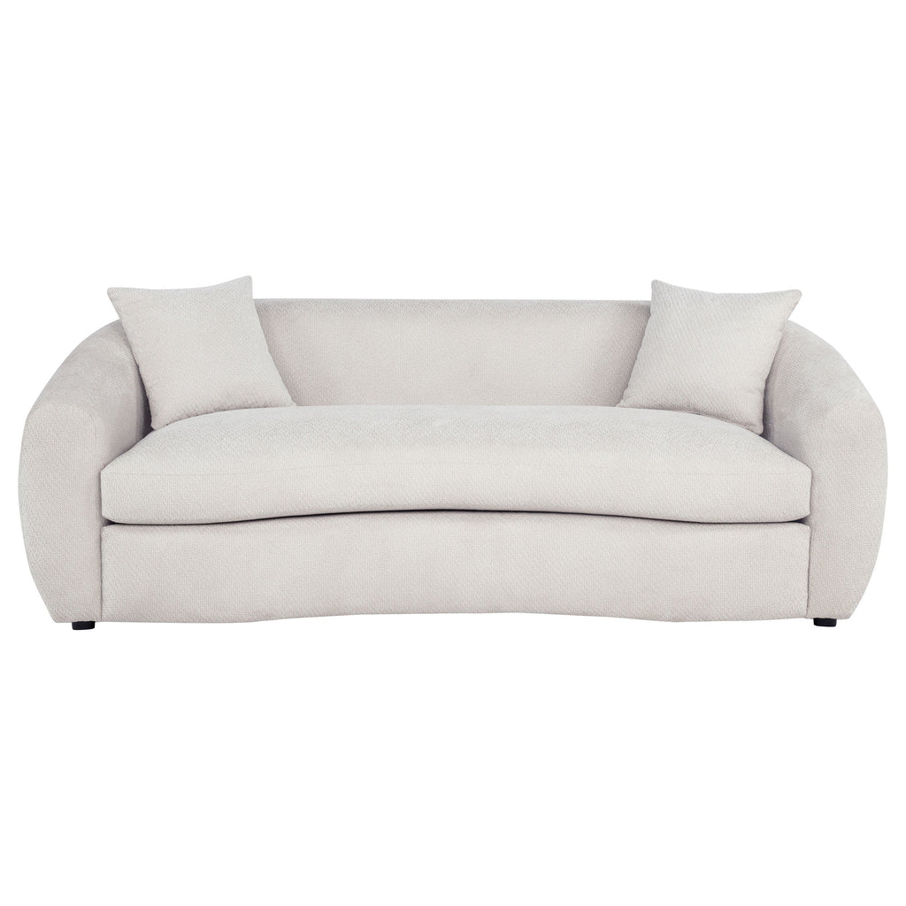 Isabella 2-piece Fabric Upholstered Sofa Set Sand