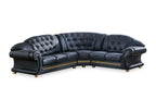 ESF Furniture - Apolo Sectional in Black- APOLOSECT-RIGHTBLAC