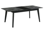 Crestmont 5-piece Extension Leaf Dining Table Set Black