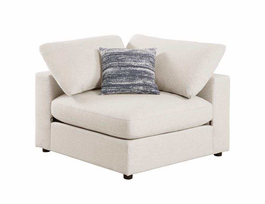 Serene 6-piece Upholstered Modular Sectional Sofa Beige