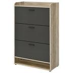 Denia 3-tier Engineered Wood Shoe Cabinet White