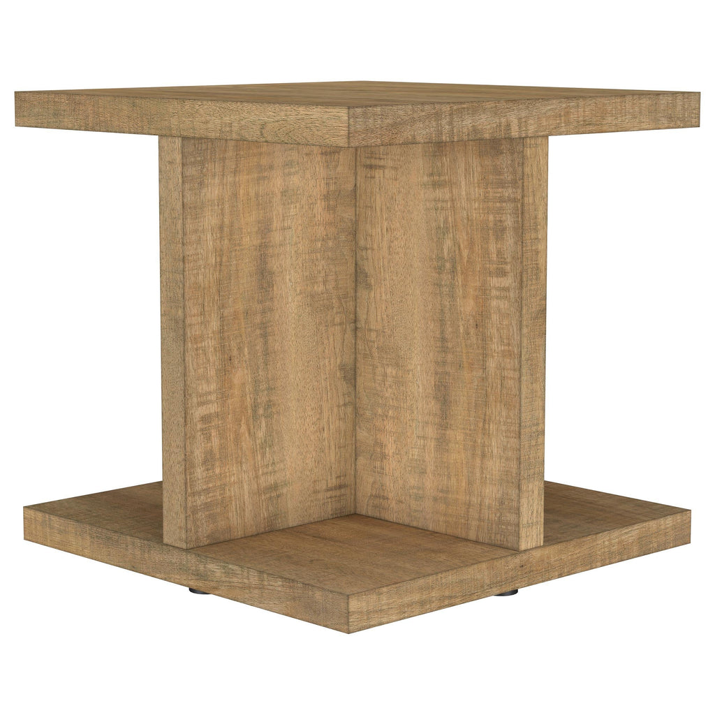 Cortona Square Engineered Wood Cocktail Coffee Table Mango