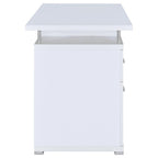 Tracy 55-inch 2-drawer Office Computer Desk White