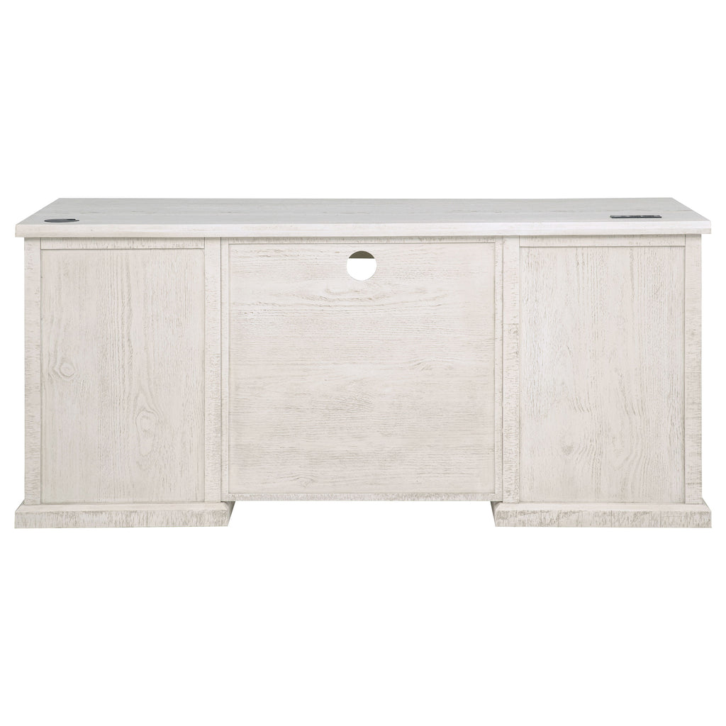 Altidore Distressed Inch Drawer Executive Home Office Desk