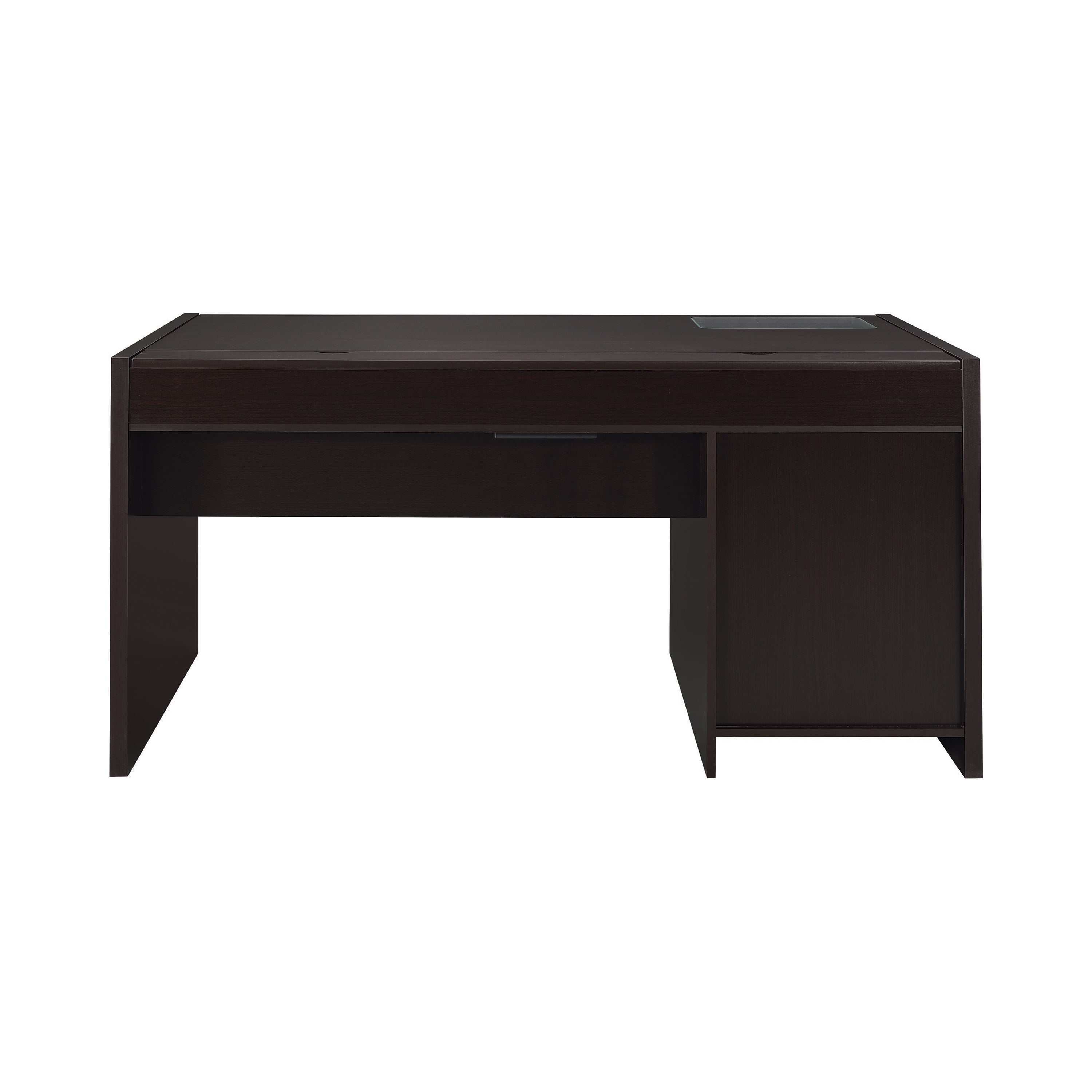 Halston 60-inch 3-drawer Office Computer Desk Cappuccino