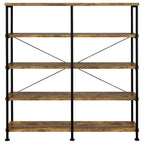 Analiese Antique Nutmeg DoubleWide Bookcase