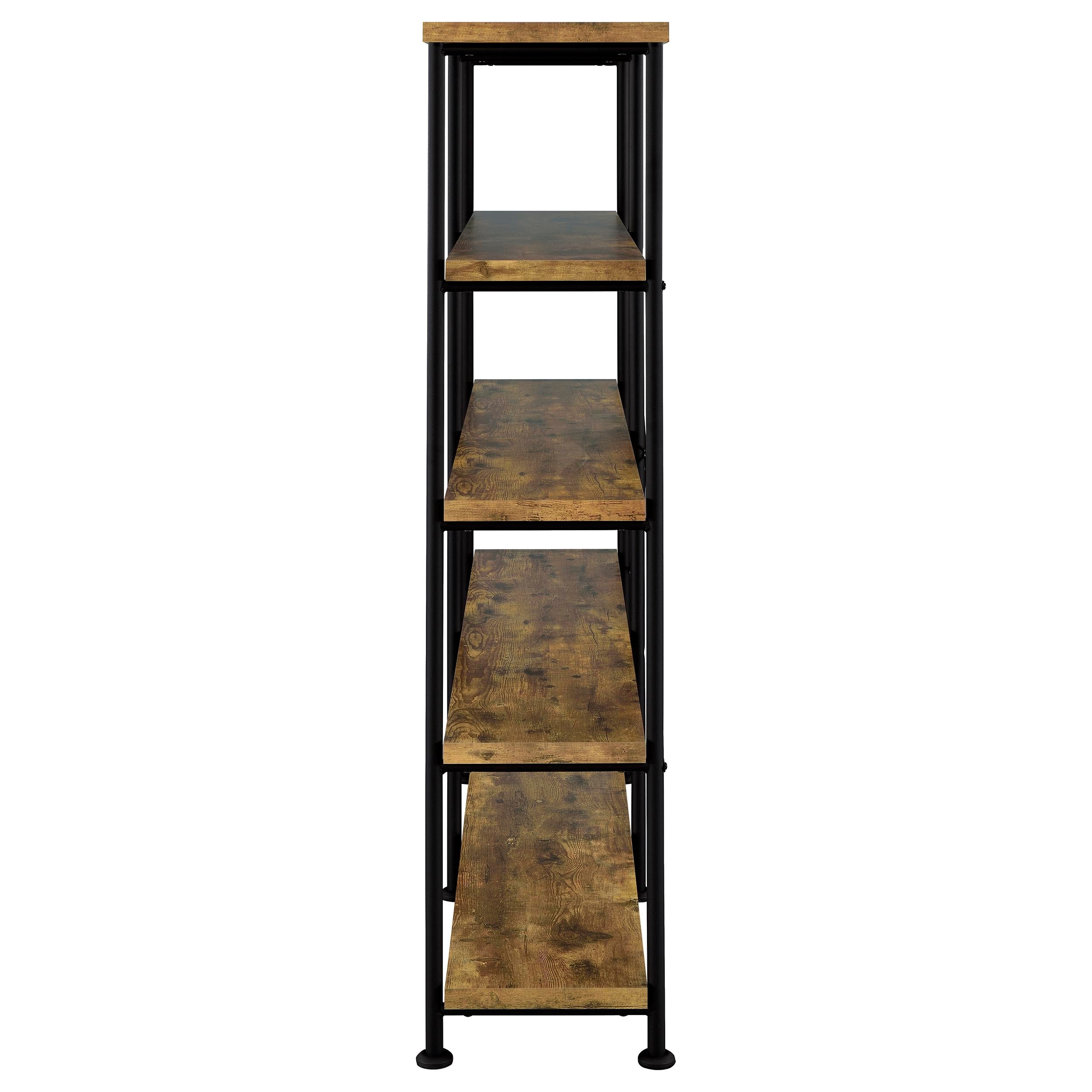 Analiese Antique Nutmeg DoubleWide Bookcase