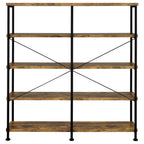 Analiese Antique Nutmeg DoubleWide Bookcase