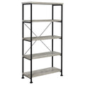 Analiese Grey Driftwood Bookcase