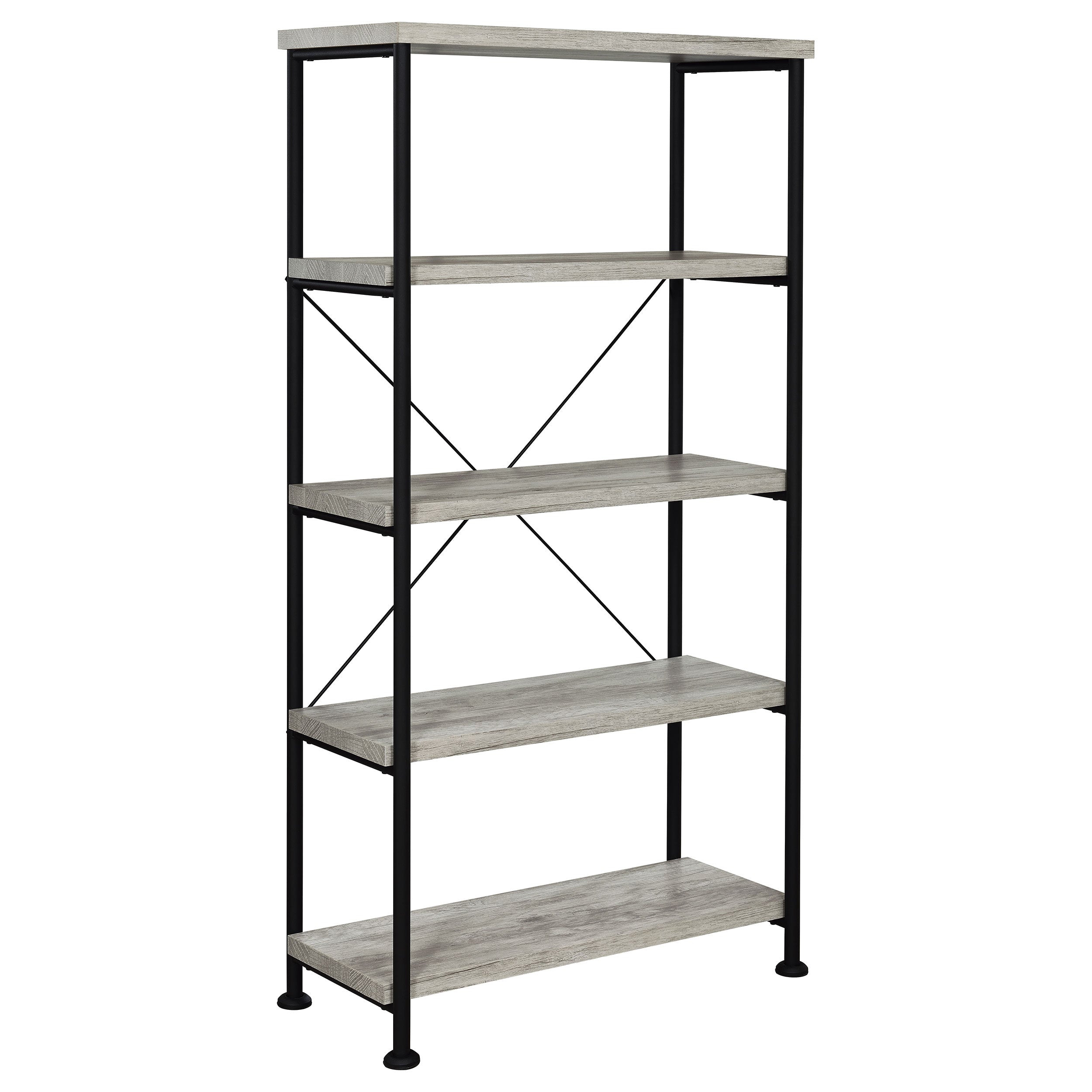 Analiese Grey Driftwood Bookcase